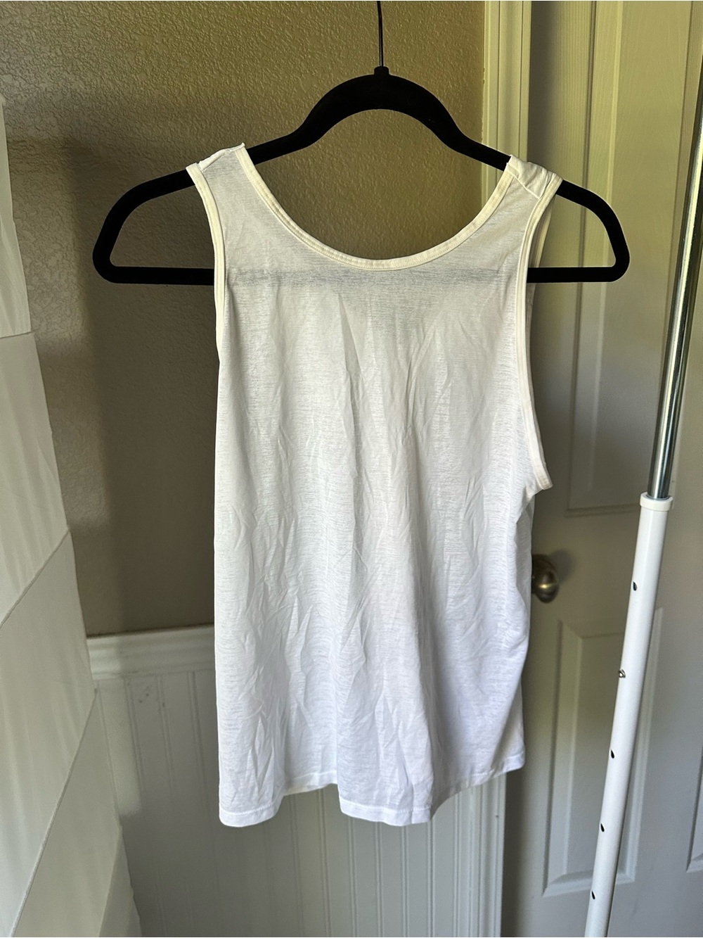 lululemon athletica White Scoop Neck Tank